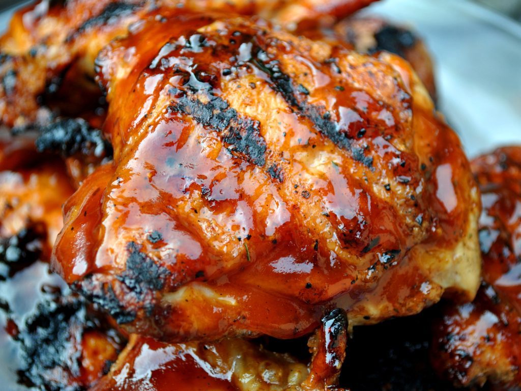 Grilled Juicy Chicken Thighs
